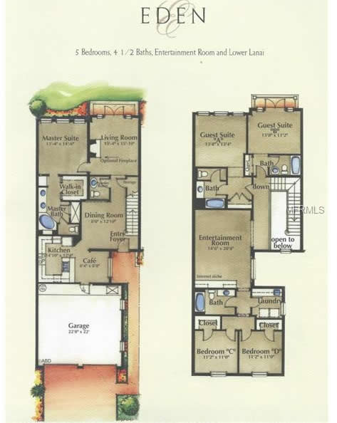 Townhouse De Luxo com 5 quartos em Davenport - Orlando $239,900